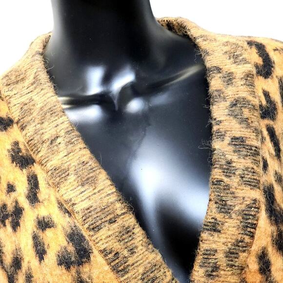 Palm Angels Animalier Brushed Cardigan 'Brown/Black' Size L - Picture 10 of 16